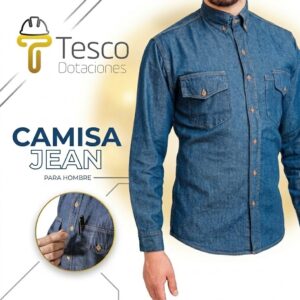Camisa De Jean Hombre